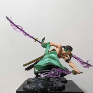 Mô hình One Piece - Zoro 3000 thế giới - Phụ kiện: 2 đầu 3 hắc kiếm Haki 13 Mo hinh One Piece Zoro 3000 the gioi