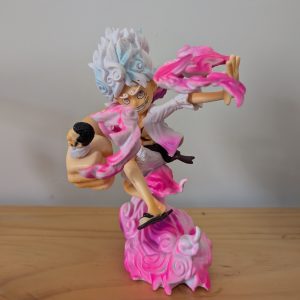 Mô hình OnePiece Luffy gear 5 chiến đấu Kizaru - Cao 18cm - nặng 300gram