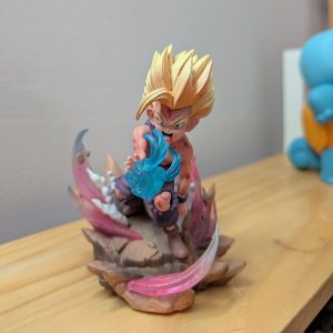 Mô hình DragonBall - Gohan chibi chiến đấu - Cao 12cm - nặng 290gram