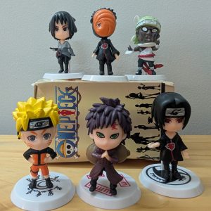 Bộ Mô Hình 6 nhân vật ChiBi Anime Naruto siêu Cute